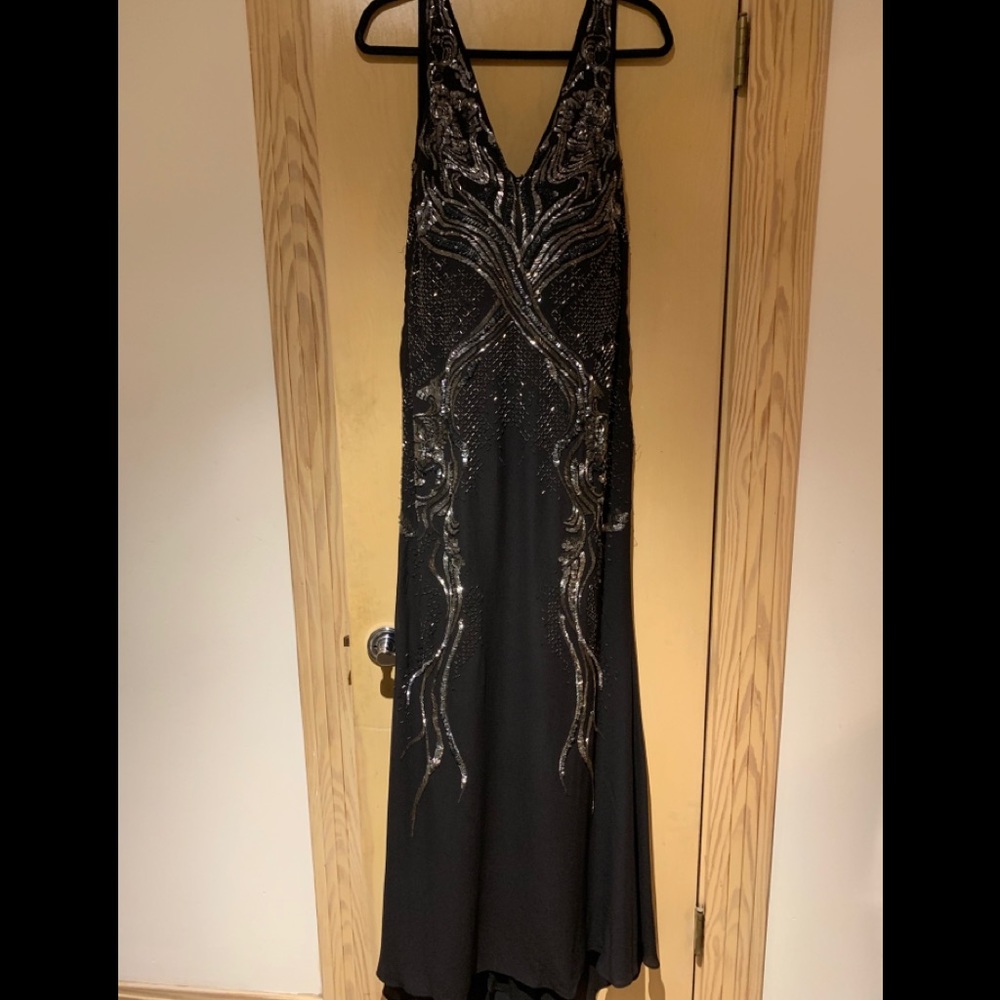Roberto Cavalli chiffon Beaded Full length Gown.